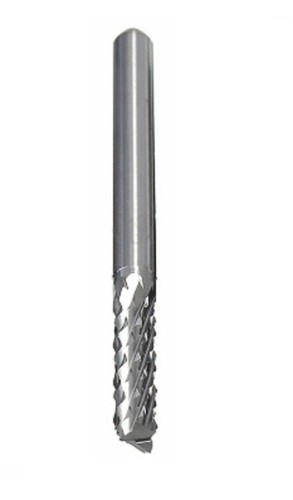 Herramienta de rebaba de fibra de vidrio 1/8" 3.175 mm x22 cortador de carburo CNC fibra de vidrio compuesto - Imagen 3 de 3