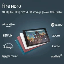 NEW Amazon Fire HD 10 Tablet W/ Alexa 10.1" Display 32 GB (9th Gen) - ALL COLORS