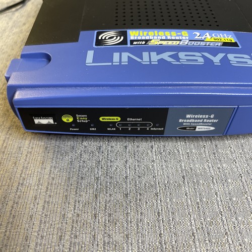 Linksys WRT54GS 54 Mbps 4-Port 10/100 Wireless G Router READ DESCRIPTION PLEASE - Picture 3 of 10