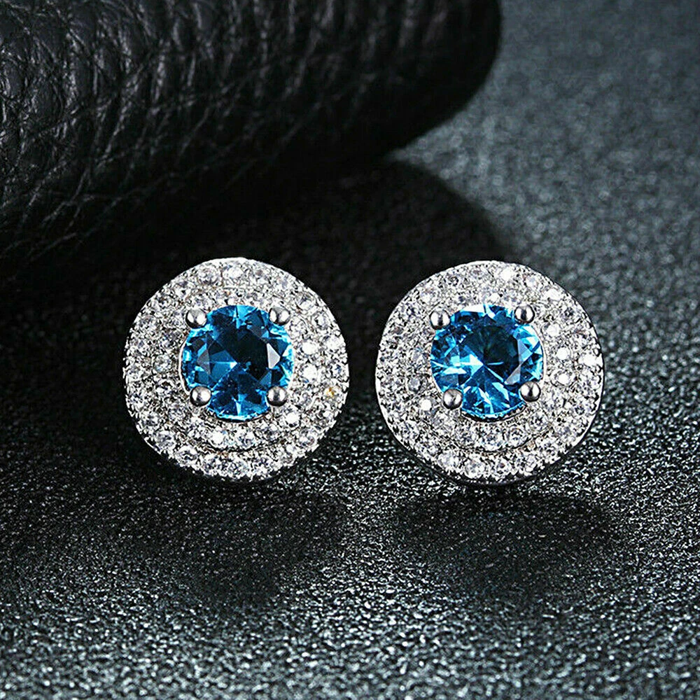 Senza Prezzo di Riserva - Orecchini - 14 carati Oro bianco - 8.14ct. tw