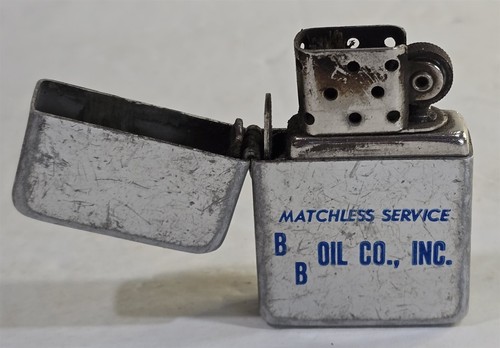 Vintage Matchless Service BB Oil Co Inc Feuerzeug nachfüllbar ungetestet Made in USA - Bild 7 von 8