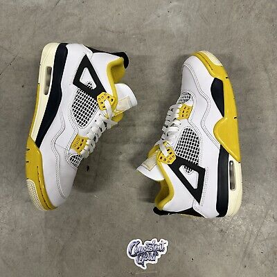 Jordan 4 Retro Vivid Sulfur - Size 9.5W - AQ9129-170 (Fast Jordan 4 Retro Vivid Sulfur - Size 9.5W - AQ9129-170 (Fast