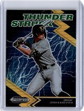 2022 Prizm Draft Picks Gold Thunder Struck Josh Kasevich 9/10 (B21) Blue Jays