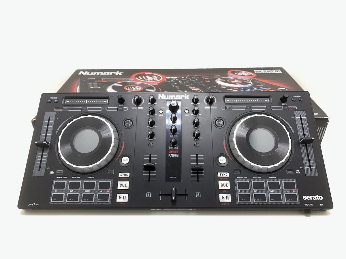 NUMARK MIXTRACK PLATINUM 4 Deck DJ Controller Serato USB