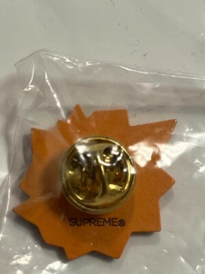 小物 supreme Bullet Hole Pin orange Brand New Supreme/Nate Lowman Bullet Hole Pin Orange Japan