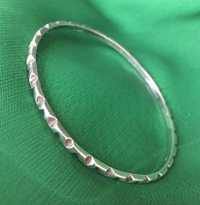 アクセサリー Vintage Mexican Silver Dome Bangle 925 Antique Vintage Mexican Silver Dome Bangle 925 Dome