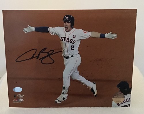 Alex Bergman handsigniertes Houston Astros 8x10 - GTSM Authentifizierungs-Hologramm - Bild 1 von 3