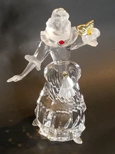 Swarovski Figurine Masquerade Ball 2000 SCS Event Pc Lady Yellow Mask w/Box