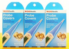 CVS Health Probe Covers for Digital Thermometers, 30 covers each, Pack of 3
