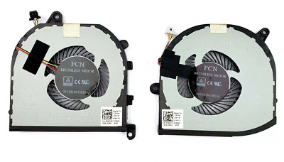 Genuine CPU+GPU Cooling Fan for Dell XPS 15 9570 7590 Precision 5530 P56F002