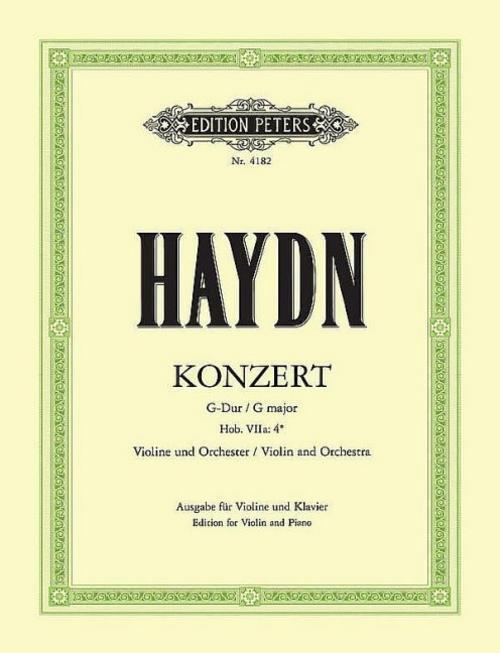 Thumbnail - Konzert Für Violine Und Orchester G-dur Hob. Viia: 4 Joseph Haydn