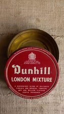 Vecchia scatoletta in metallo Dunhill London Mixture - porta tabacco