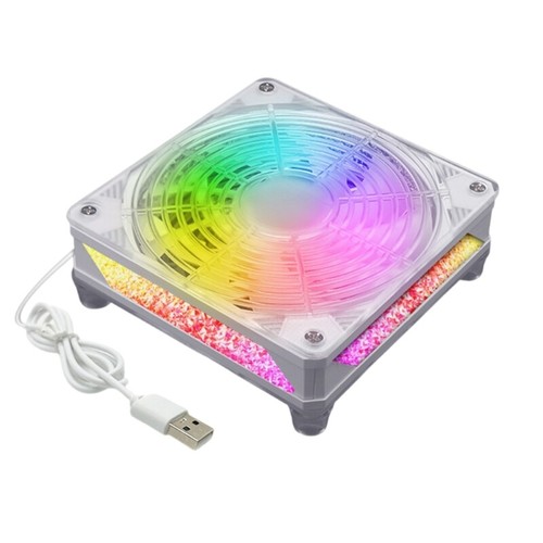 5V 120mm Cabinet Cooling Fan Housing with LED Light For Networking Equipment - Afbeelding 4 van 12