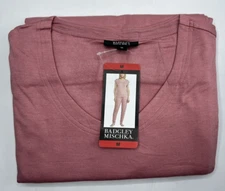 Women's Size Medium Badgley Mischka 2-Piece Lounge Set Pajamas Short Sleeve