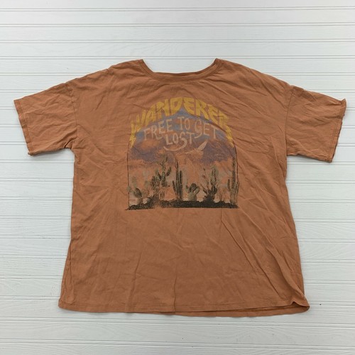 Lost Graphic Orange T-Shirt 