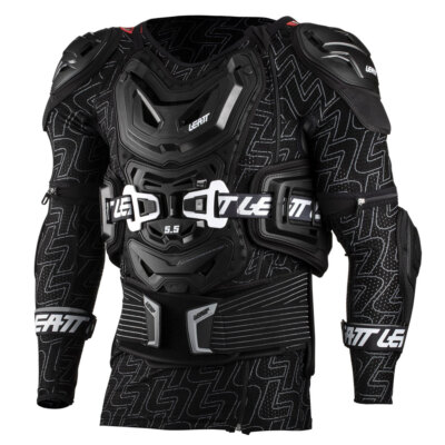 LEATT Unisex 5.5 Black Body Protector (501540010)
