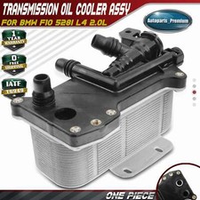 Transmission Oil Cooler Heat Exchanger With Thermostat For Bmw F10 528i L4 2.0l