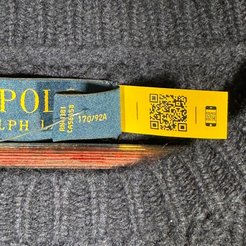 Ralph Lauren Sweater Mens Small Blue Cable Knit Fisherman Crewneck Wool Alpaca - Picture 5 of 10