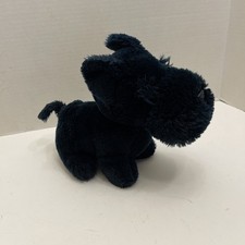 Dakin Scotty Dog Plush Vintage 1983 Scottish Terrier Stuffed Animal 10 Inches