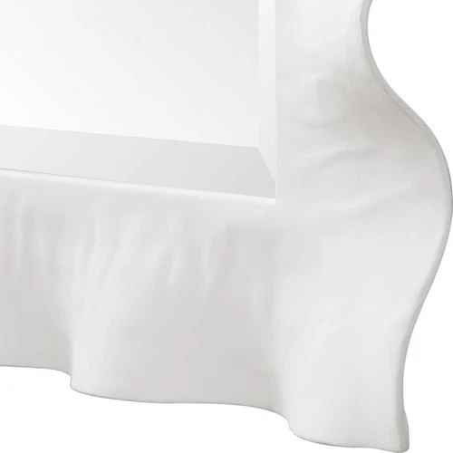 Uttermost 09981 Haya 40 X 28.25 inch Semi-Gloss White Mirror - Picture 4 of 6