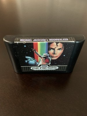 Michael Jackson's Moonwalker (Sega Genesis, 1990) Authentic Game Cartridge