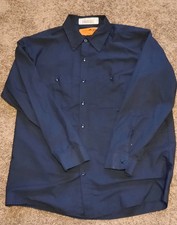 Red Kap Work Shirt BLACK XL Long Sleeve