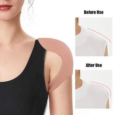 US Silicone Shoulder Pad Shaperwear Plasticity Pads Arm Corsets Humpback Prevent