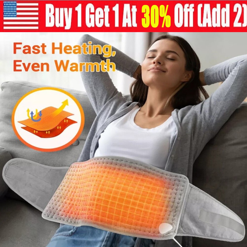 For Back Pain Relief Electric Heating Pads With 9 Temperatur