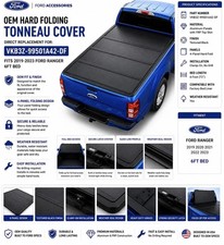 Oem Ford Ranger Supercab 6-ft Box Low-profile Hard Folding Truck Bed Cover Vkb3z