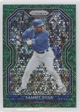 2021 Panini Prizm Tier II Green Donut Circle Prizm Sammy Sosa #146 0s8i
