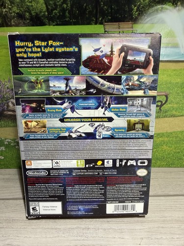 Star Fox Zero + Bonus StarFox Guard US NTSC Release WiiU Wii U - NEW - Afbeelding 2 van 4