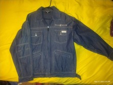 Rare Vintage ROCAWEAR Denim Jean Jacket 90s Dark Blue L