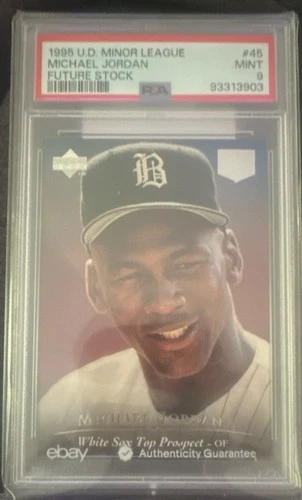 Upper Deck 1995 Minor League #45 Michael Jordan Future Stock PSA 9 Baseball Card