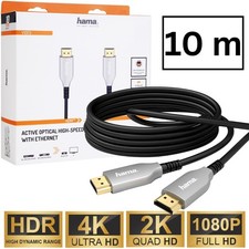 Hama 10m HDMI-Kabel Aktiv Optisches Anschluss...