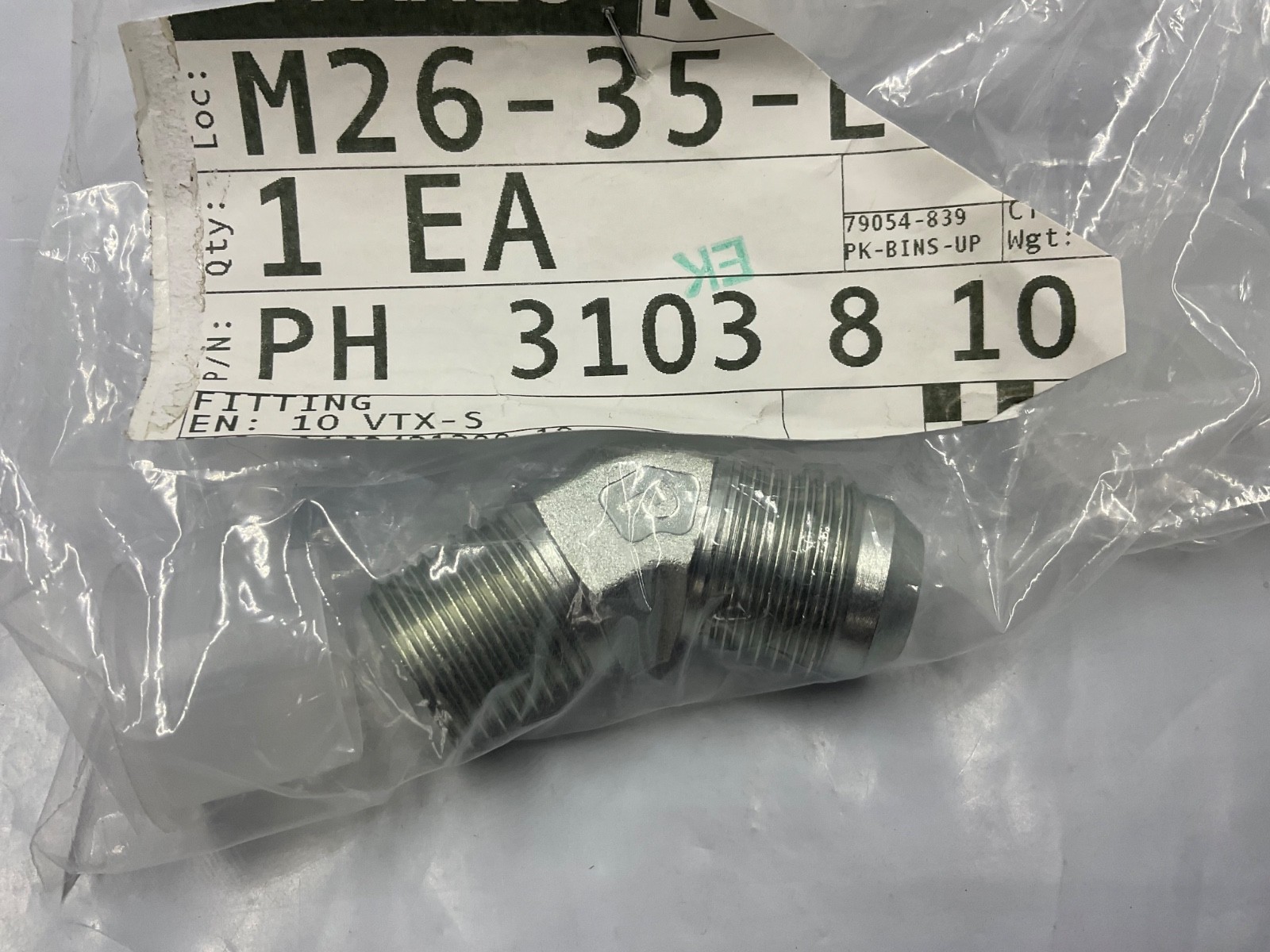 Parker 3103-8-10 Steering Gear Fitting 10-VTX-S