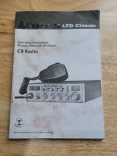Cobra 29 LTD Classic CB Radio Original Operating Instructions Manual 40 Channel
