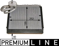 Vorne Mahle AE 106 000P Verdampfer, Klimaanlage FüR AUDI,MERCEDES-BENZ,VW