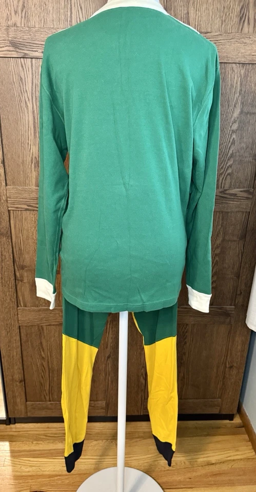Hanna Anderson “Elf” Buddy Pajamas Costume Organic Cotton Adult Sz L Unisex - Image 2 of 4