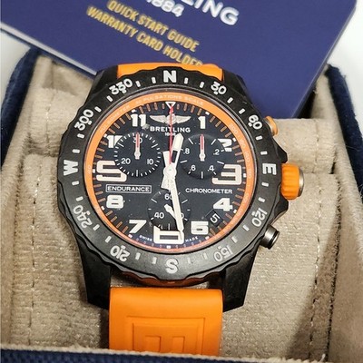 Breitling Endurance Pro Orange Black Chronograph Men's Watch X82310