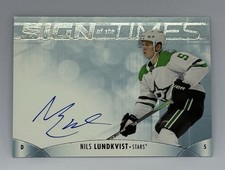 2023-24 Sp Authentic - Sign of the Times Nils Lundkvist #SOTT-NL (AU)