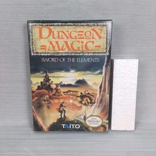 Dungeon Magic Sword Of The Elements - Box ONLY (Nintendo NES) NO GAME - READ