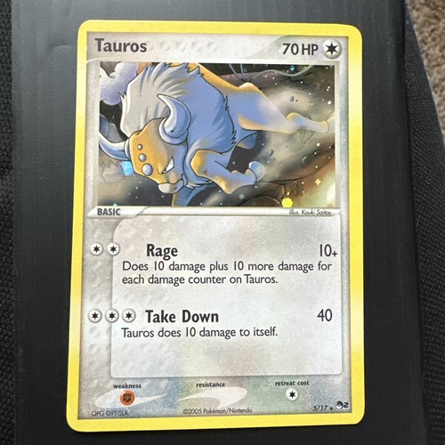 2005 Pokémon TCG POP Series 2 Promo Tauros Holo Rare 5/17 LP