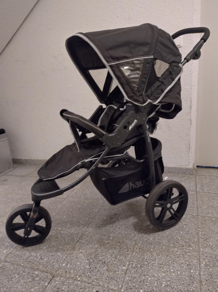 hauck Jogger Kinderwagen schwarz, Einsitzer, faltbar, Einkaufskorb, Klappbar - Bild 3 von 4