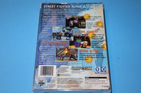 STREET FIGHTER ALPHA 2 FOR SEGA SATURN COMPLETE W/ REG. CARD & TESTED!