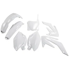 UFO Plastic Kit Set Complete White Honda CRF250R 2008-2009