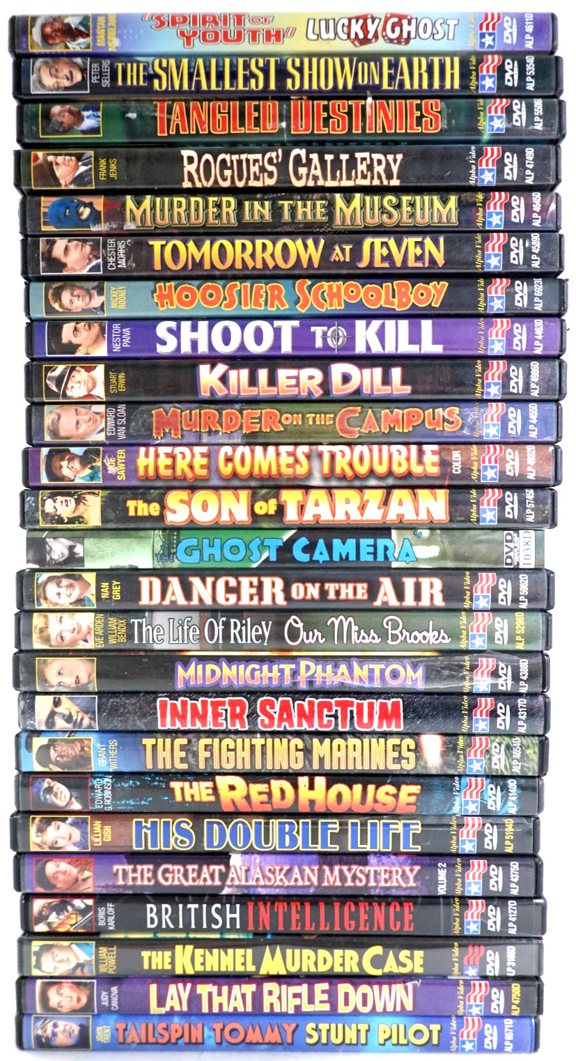 Lot of 25 DVD's - Movies you haven't seen - Very Vintage
