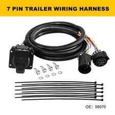 7 Way Trailer Weatherproof Plug Trailer Wiring Harness Heavy Duty For Gmc Chevy