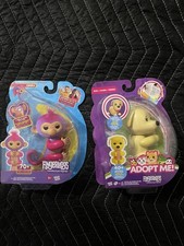Interactive Fingerlings Adopt Me DOG And Monkey Charli Pet 40 Sounds NEW SEALED