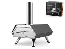 Forno per Pizza Portatile a Pellet in acciaio inox da esterno cottura rapida