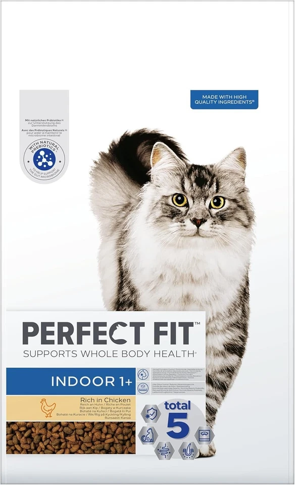 PERFECT FIT Indoor Adult Trockenfutter für erwachsene Katzen ab 1 Jahr 7kg - Bild 2 von 4